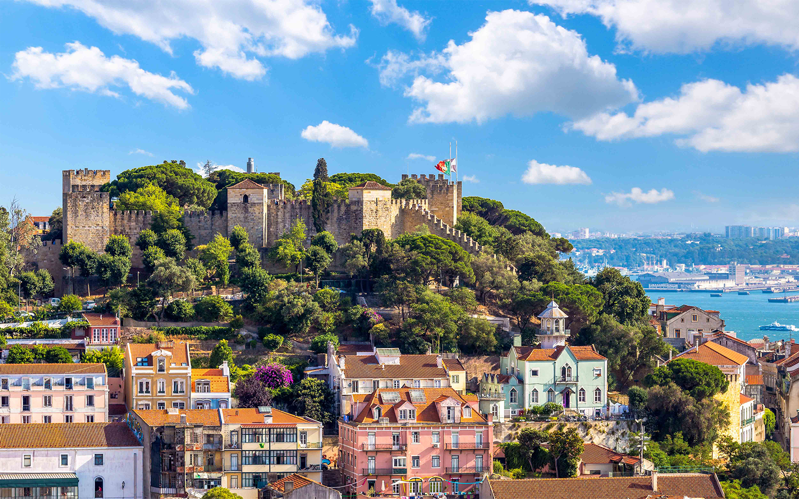 Castelo de São Jorge Λισαβόνα Πορτογαλία Αλφάμα