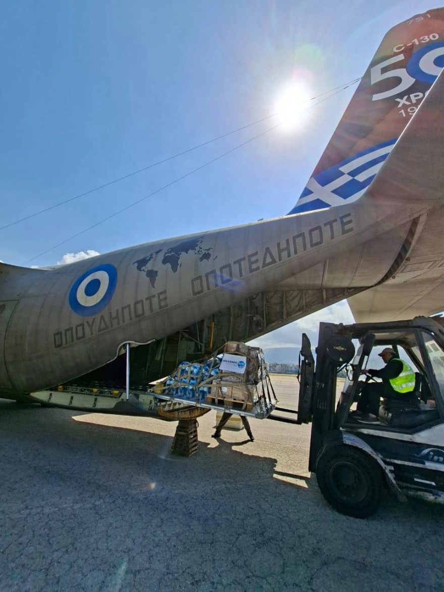 Ανθρωπιστική αποστολή της Ελλάδας στον Λίβανο με τη συμβολή των Ενόπλων Δυνάμεων